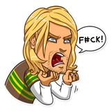 Kurt Cobain WhatsApp Sticker #28