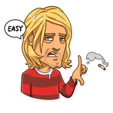 Kurt Cobain WhatsApp Sticker #29