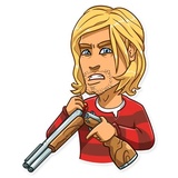 Kurt Cobain WhatsApp Sticker #30