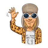 Kurt Cobain WhatsApp Sticker #5