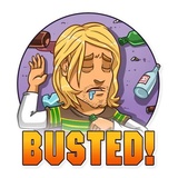 Kurt Cobain WhatsApp Sticker #8