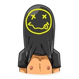 Kurt Cobain WhatsApp Sticker #9