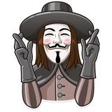 Guy Fawkes WhatsApp Sticker #17