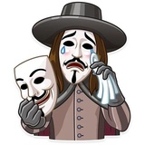 Guy Fawkes WhatsApp Sticker #19