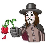 Guy Fawkes WhatsApp Sticker #20