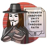 Guy Fawkes WhatsApp Sticker #23