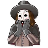 Guy Fawkes WhatsApp Sticker #4