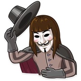 Guy Fawkes WhatsApp Sticker #5