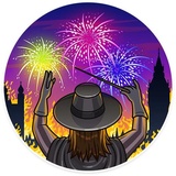 Guy Fawkes WhatsApp Sticker #6