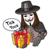 Guy Fawkes WhatsApp Sticker #7