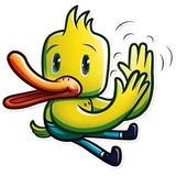 Gus The Duck WhatsApp Sticker #10