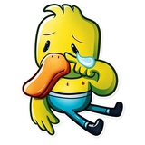 Gus The Duck WhatsApp Sticker #11