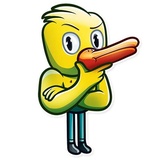 Gus The Duck WhatsApp Sticker #19
