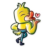 Gus The Duck WhatsApp Sticker #2
