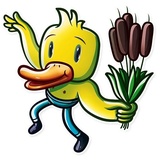 Gus The Duck WhatsApp Sticker #24