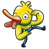 Gus The Duck WhatsApp Sticker #5