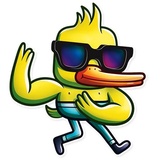 Gus The Duck WhatsApp Sticker #7