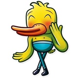 Gus The Duck WhatsApp Sticker #8