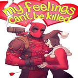 Harley and Deadpool WhatsApp Sticker #2