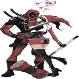 Harley and Deadpool WhatsApp Sticker #6