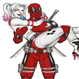 Harley and Deadpool WhatsApp Sticker #8