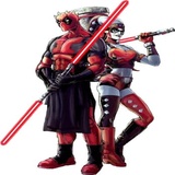 Harley and Deadpool WhatsApp Sticker #9