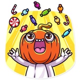 Halloween Ghost WhatsApp Sticker #10
