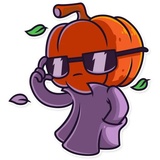 Halloween Ghost WhatsApp Sticker #16