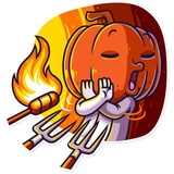 Halloween Ghost WhatsApp Sticker #17