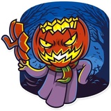 Halloween Ghost WhatsApp Sticker #22