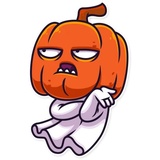 Halloween Ghost WhatsApp Sticker #23