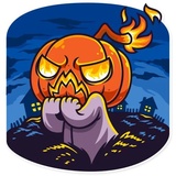 Halloween Ghost WhatsApp Sticker #28