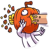 Halloween Ghost WhatsApp Sticker #30