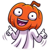 Halloween Ghost WhatsApp Sticker #6