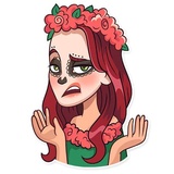 Halloween Girl WhatsApp Sticker #11