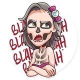 Halloween Girl WhatsApp Sticker #14