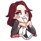 Halloween Girl WhatsApp Sticker #16