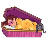 Halloween Girl WhatsApp Sticker #18