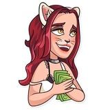 Halloween Girl WhatsApp Sticker #20