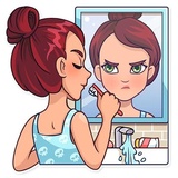 Halloween Girl WhatsApp Sticker #9