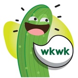 Happy Cucumber WhatsApp Sticker #17