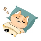 Happy Cat WhatsApp Sticker #3