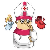 Pope WhatsApp Sticker #11