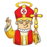 Pope WhatsApp Sticker #14