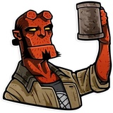 Hellboy WhatsApp Sticker #15