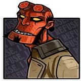 Hellboy WhatsApp Sticker #17