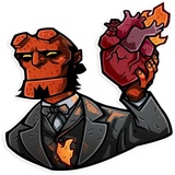 Hellboy WhatsApp Sticker #2