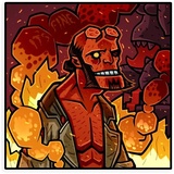Hellboy WhatsApp Sticker #6