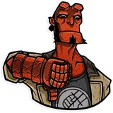 Hellboy WhatsApp Sticker #7