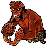 Hellboy WhatsApp Sticker #8